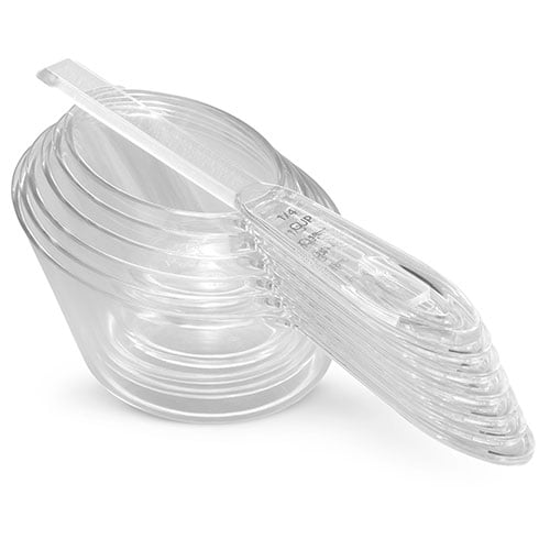  plastic Measuring Cup Set (2-Piece, Microwave Safe