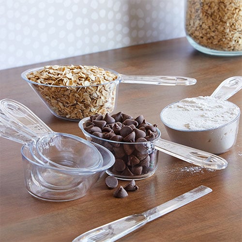 Chef Measuring Cup 2 Cups For Wet Dry Liquid Solid Push UP