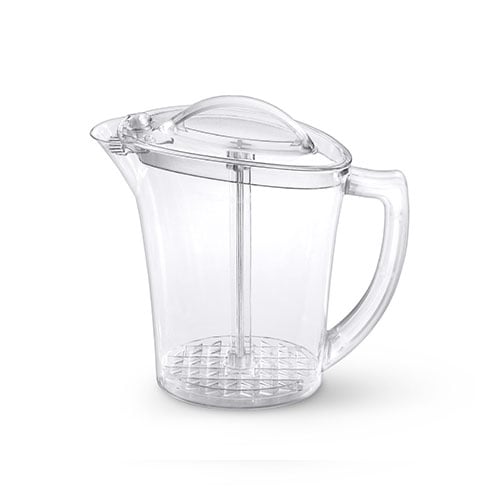 Pampered Chef 2 Quart QUICK-STIR PITCHER 2270 Checkerboard Pattern w White  Lid