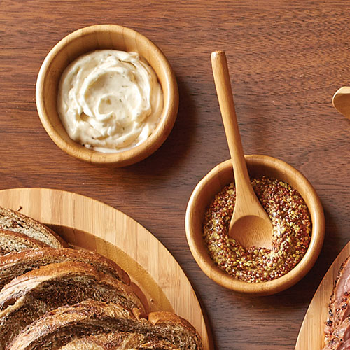 Bamboo Small Snack Bowl Set Shop Pampered Chef US Site