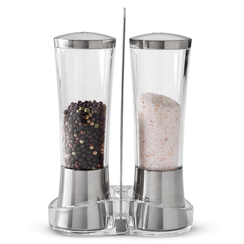 Stainless Steel Salt and Pepper Grinders + Reviews