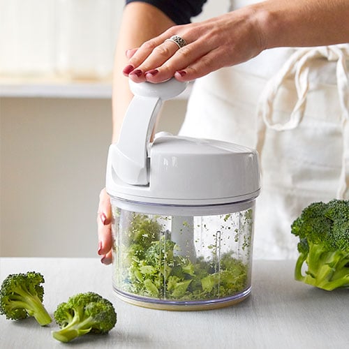 Quick Chop Powered Herbs,Veggie Chopper and Salsa Maker - Mint