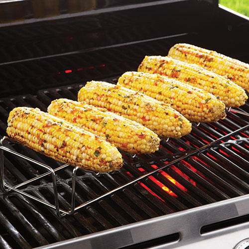 BBQ Corn & Skewer Rack Shop Pampered Chef US Site