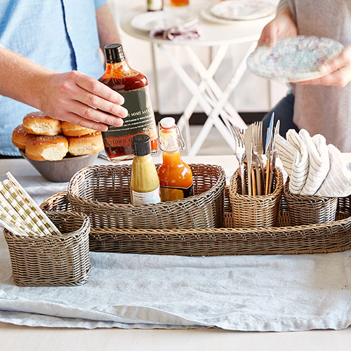 Wicker Serving Caddy Shop Pampered Chef US Site