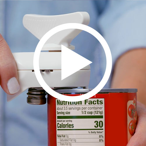 thumbnail image 2 of Pampered Chef Smooth-Edge Can Opener – Safe, Easy Cutter With Lid Lifter & Pull-Tab Opener 2 of 9