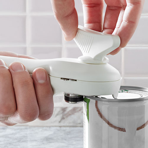 thumbnail image 2 of Pampered Chef Smooth-Edge Can Opener – Safe, Easy Cutter With Lid Lifter & Pull-Tab Opener 2 of 9