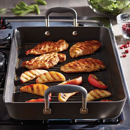 Executive Nonstick Double Burner Grill Shop Pampered Chef US Site