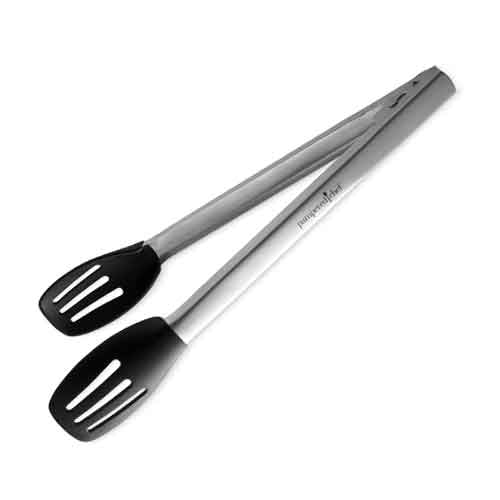 Pampered Chef 2721 BBQ Grill Tongs Stainless Steel 17” ~New Style~ 