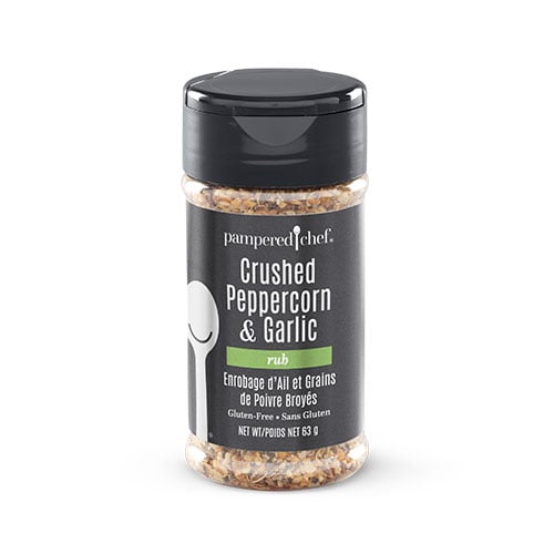 Crushed Peppercorn & Garlic Rub