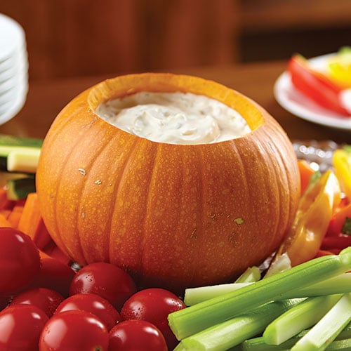 Festive Pumpkin Bowl with Dip - Recipes | Pampered Chef Canada Site