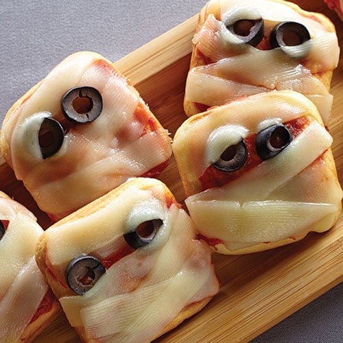 Mini Mummy Pizzas