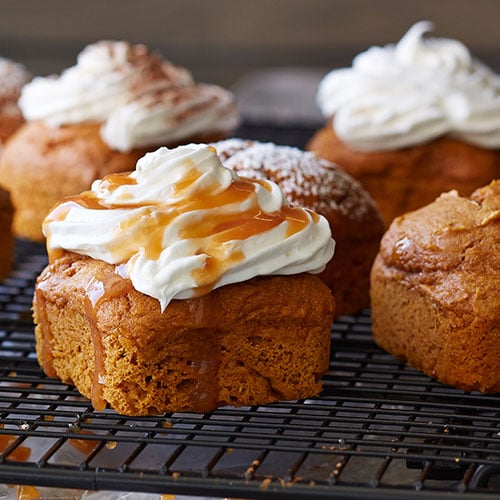 2ingredient Pumpkin Cakes Recipes Pampered Chef Canada Site