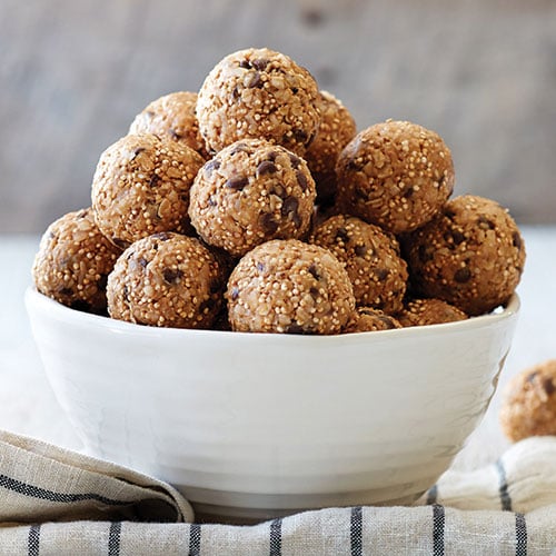 Toasted Quinoa Energy Bites