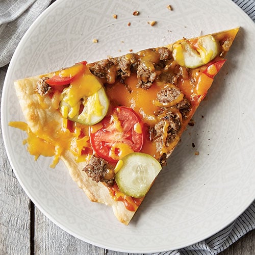 Cheeseburger Pizza