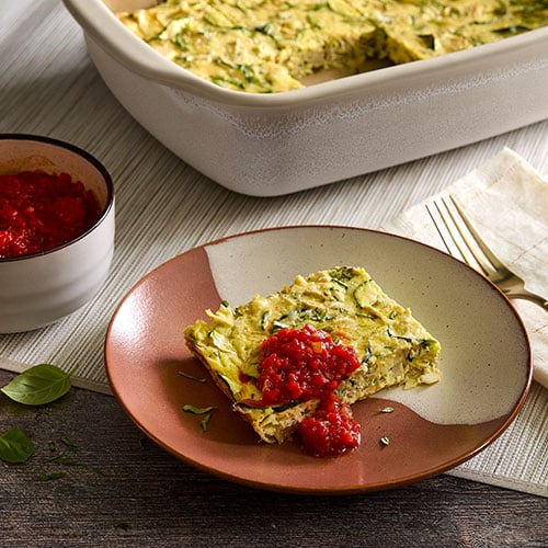 Artichoke Zucchini Frittata - Recipes | Pampered Chef Canada Site