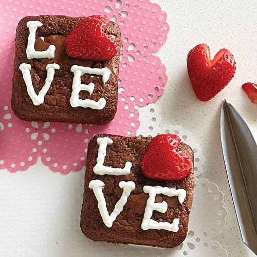 Strawberry Heart Brownies