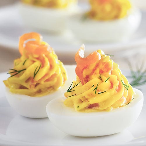 Smoked Salmon Deviled Eggs - Recipes | Pampered Chef Canada Site
