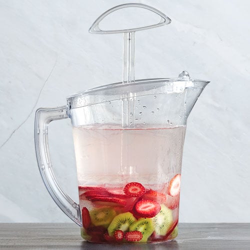 Pampered Chef Original Quick Stir 2-Quart Checkered Pitcher, 2270