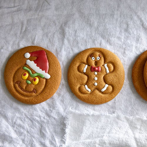 Gingerbread Cookie Faces