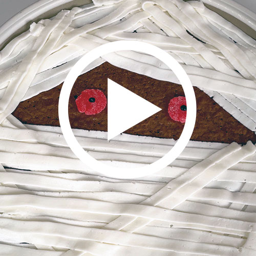 Play Large Mummy Cookie Pizza Video