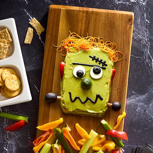 Frankenstein Cheese Spread - Recipes | Pampered Chef Canada Site