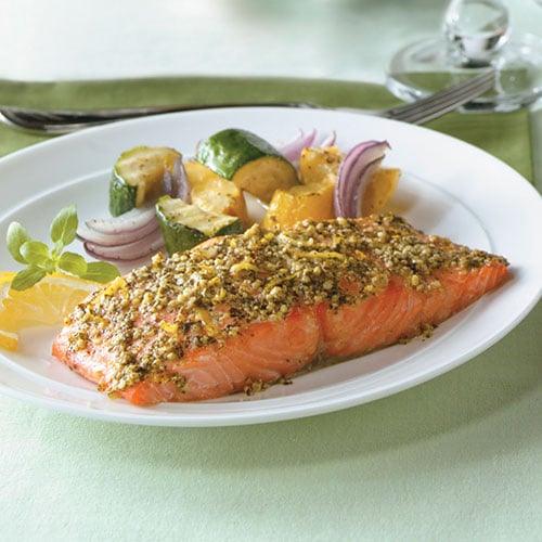 Baked Pesto Salmon - Recipes | Pampered Chef Canada Site