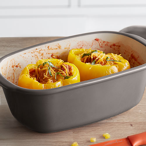 Pizza-Stuffed Peppers - Recipes | Pampered Chef Canada Site
