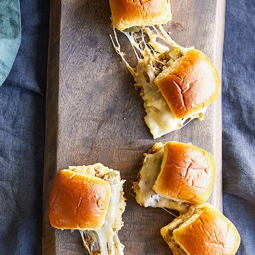 Philly Cheesesteak Sliders