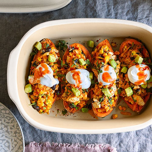 Southwest Stuffed Sweet Potatoes