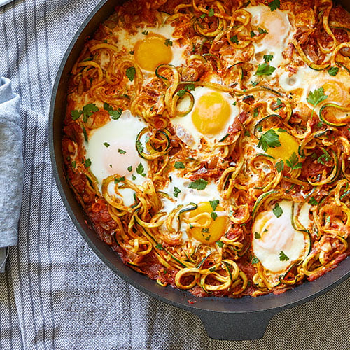 Shakshuka With Zucchini Noodles