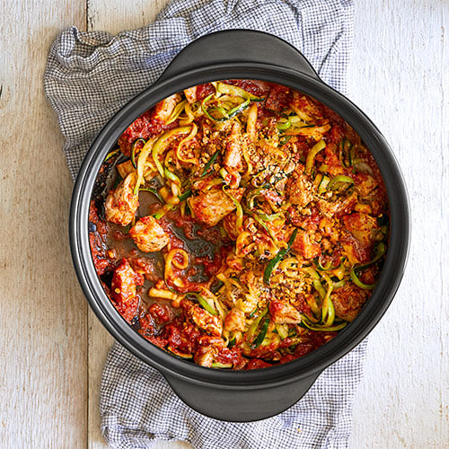 One-Pot Chicken Parmesan & Zucchini Noodles - Recipes | Pampered