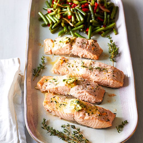 Pressure Cooker Citrus-Herb Salmon & Green Beans - Recipes | Pampered Chef Canada Site