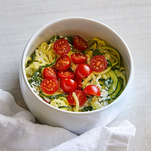 Zucchini Noodle Lasagna Bowl