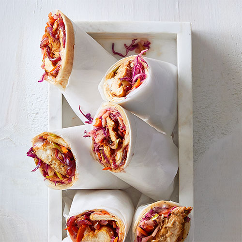Barbecue Chicken & Coleslaw Wraps - Recipes | Pampered Chef Canada Site