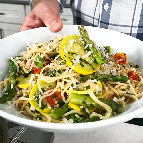 Pasta Primavera With Gremolata - Recipes | Pampered Chef Canada Site