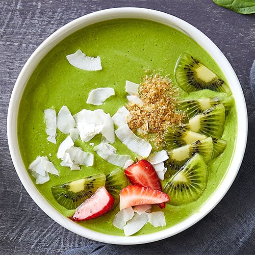 Green Mango Coconut Smoothie Bowl