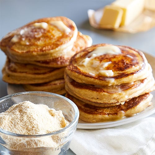 Freshly-Ground Whole Wheat Pancakes