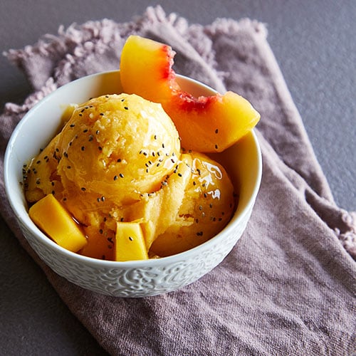 Mango Peach Nice Cream