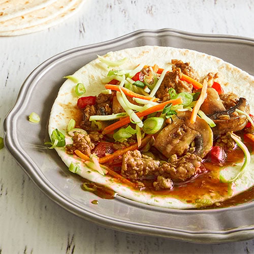 Moo Shu Pork Wraps