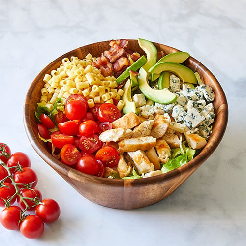 The Pampered Chef Salad Chopper makes it easy to chop lettuce