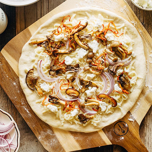 Lodge Bread Wild Mushroom Pizza - Food GPS