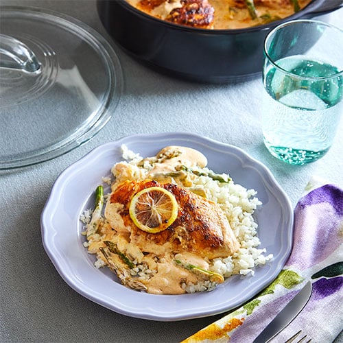 Creamy Chicken and Asparagus