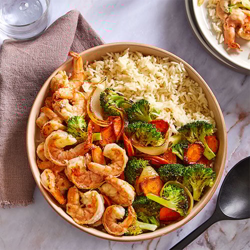 Hibachi Shrimp & Vegetables