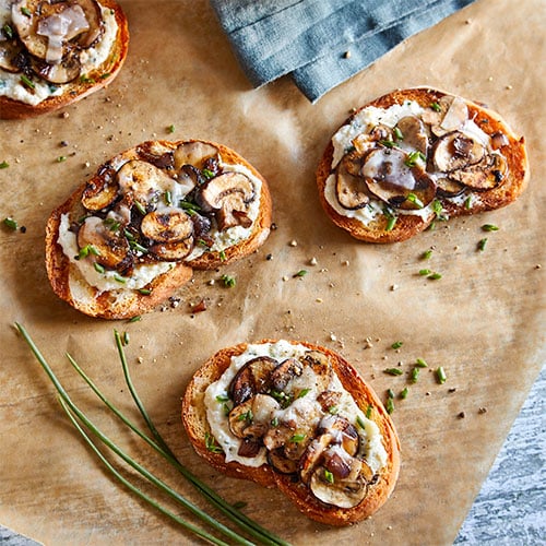 Mushroom & Ricotta Sandwiches