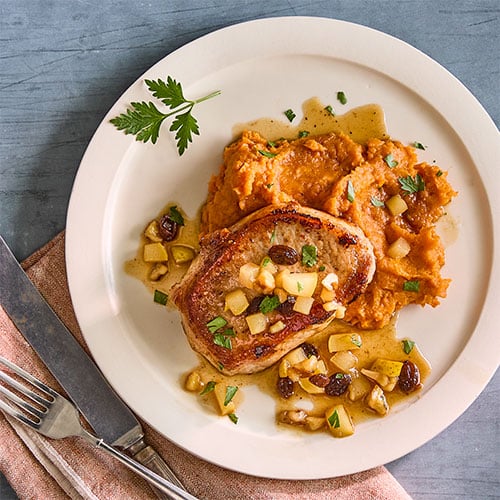 Pork Chops and Sweet Potatoes