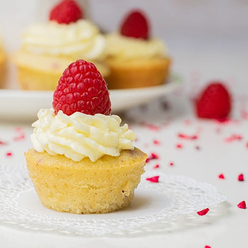 Mini Raspberry Muffins