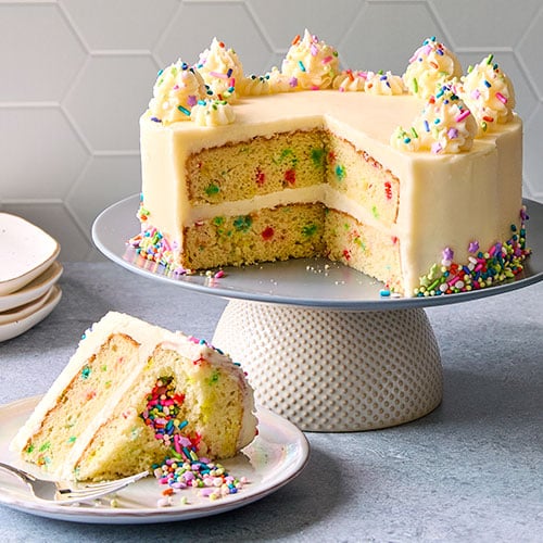 Confetti Surprise Cake