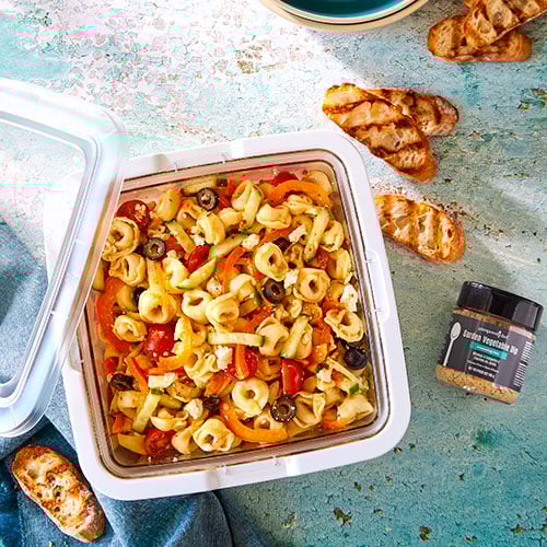 Garden Veggie Tortellini Salad