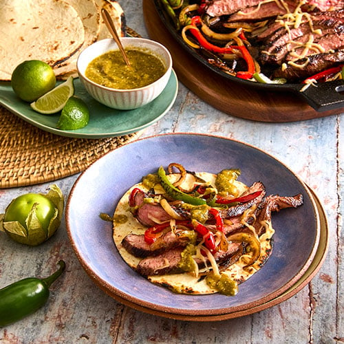 Skirt Steak Fajitas