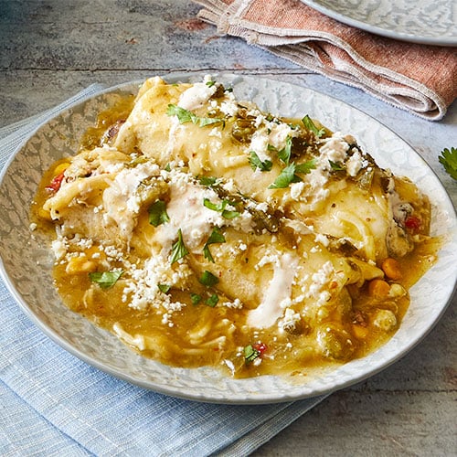 Vegetarian Black Bean Enchiladas